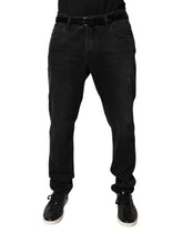 Dolce & Gabbana Black Cotton Skinny Men Denim Jeans -   -  Dolce & Gabbana.